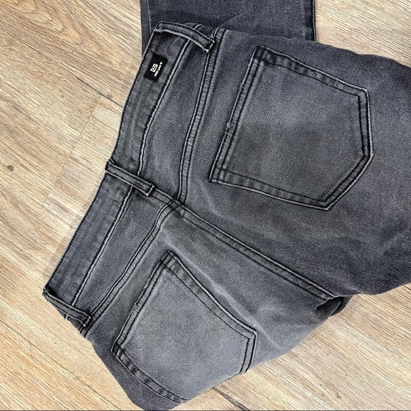 Letter To Juliet Black Distressed Boyfriend Jeans - Picture 3 of 5